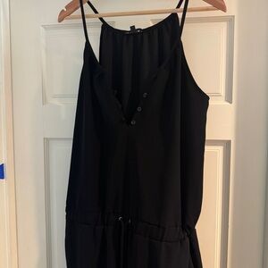 Chic Black Sleeveless Jumpsuit